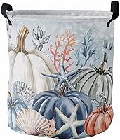 Vista 11 de Boho Western - Cesta de lavandería grande, bolsa plegable con asas de fácil transporte, canasta independiente plegable impermeable de 16.5 x 17