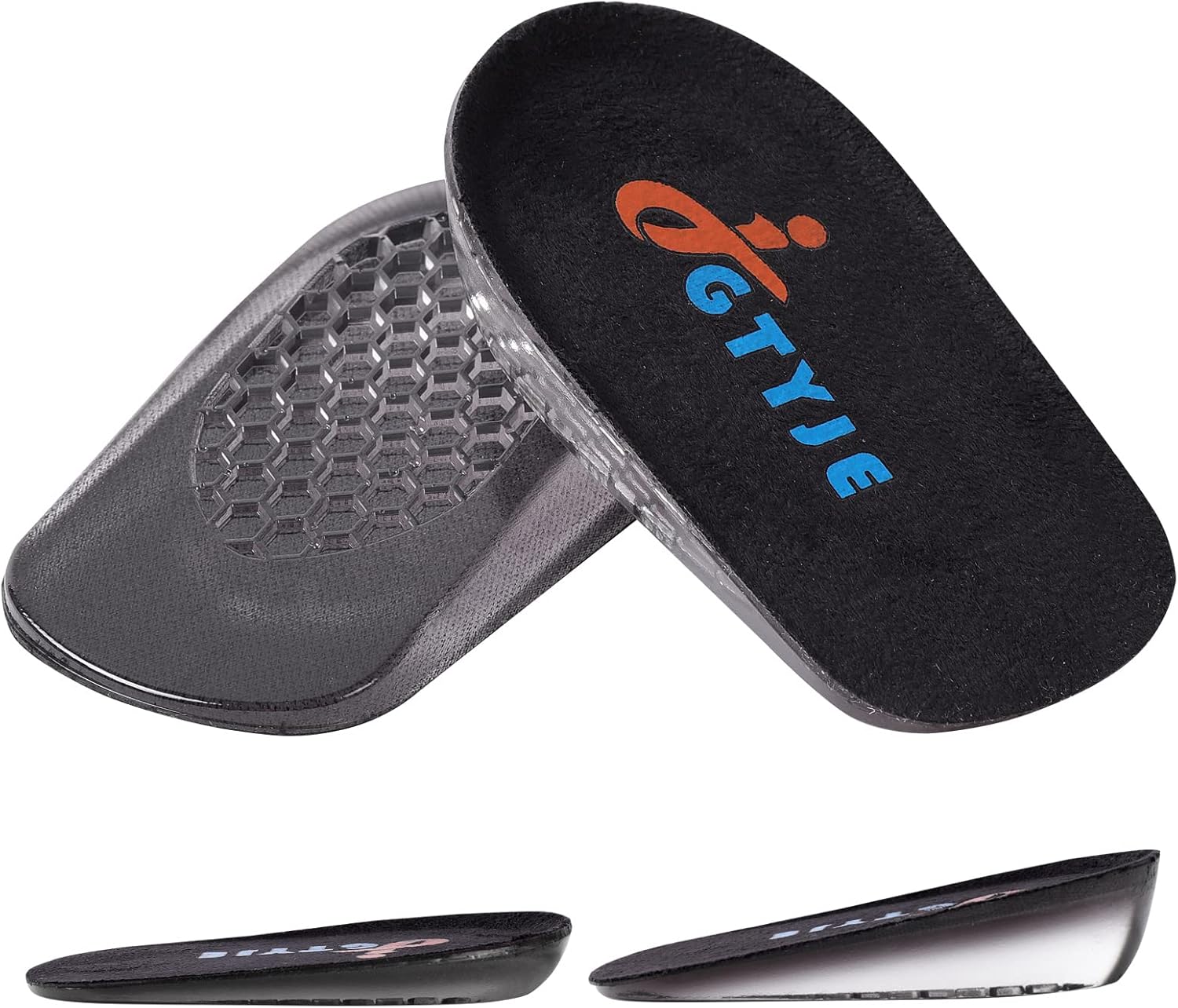 JGTYJE Heel Lift for Achilles Tendonitis, Heel Pain and Leg