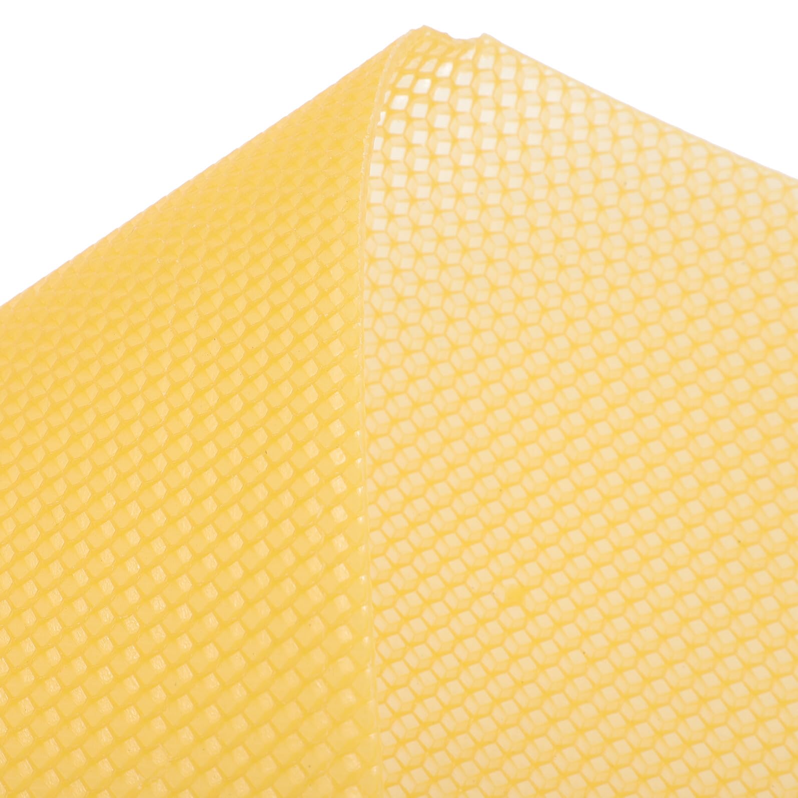 ORFOFE 30 Piezas de Base de Colmena de Cera de Abeja Amarilla Reutilizable para Proyectos DIY y Suministros para Colmenas Alta Producción