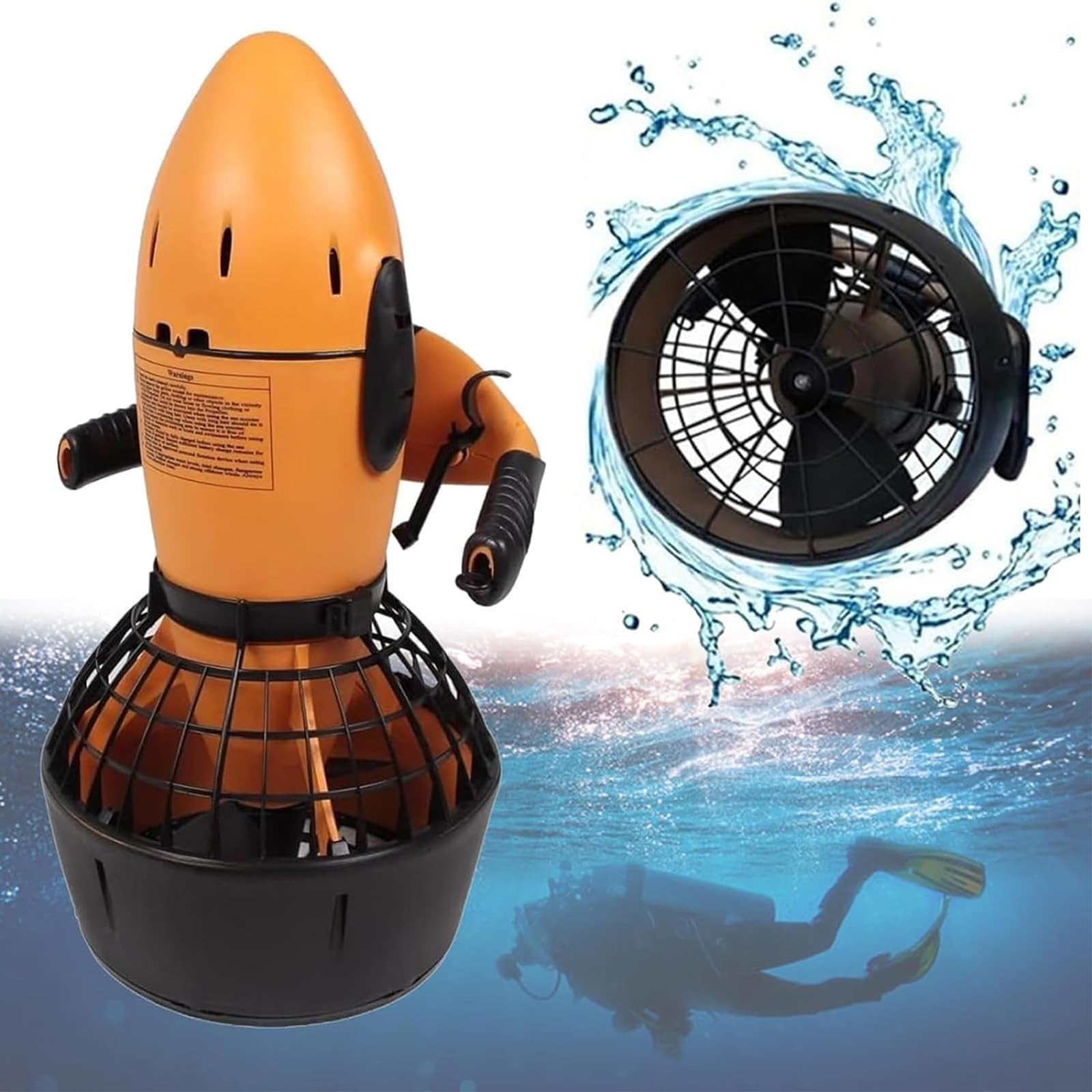 Scooter Subacqueo Elettrico 500W - Propulsore Per Immersioni E Snorkeling 24V - Foto 5
