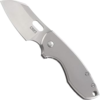 Columbia River Knife &amp; Tool 5311 CRKT Pilar Folding Knife, Silver