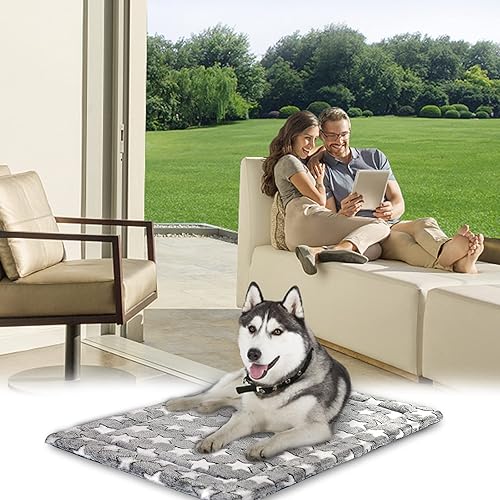 Miniatura 10 de KROSER Fancy - Tapete reversible para jaula de perro, tapete para cama de perro (fresco y cálido), almohadilla para cama de perro con lavable a