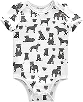 Vista 7 de vvfelixl Trajes de bebé lindos conjuntos de cachorros de manga corta de algodón ropa de bebé para niños niñas 0-24 meses