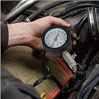 Vista 6 de Big RED Torin - Kit de prueba de compresión de motor, 8 unidades, 0-300 psi, medidor de compresión de cilindro, medidor de herramienta de presión