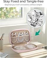 Vista 2 de BAGSMART Bolsa Organizadora de Cables para Viaje Bolsa Organizadora de Cables