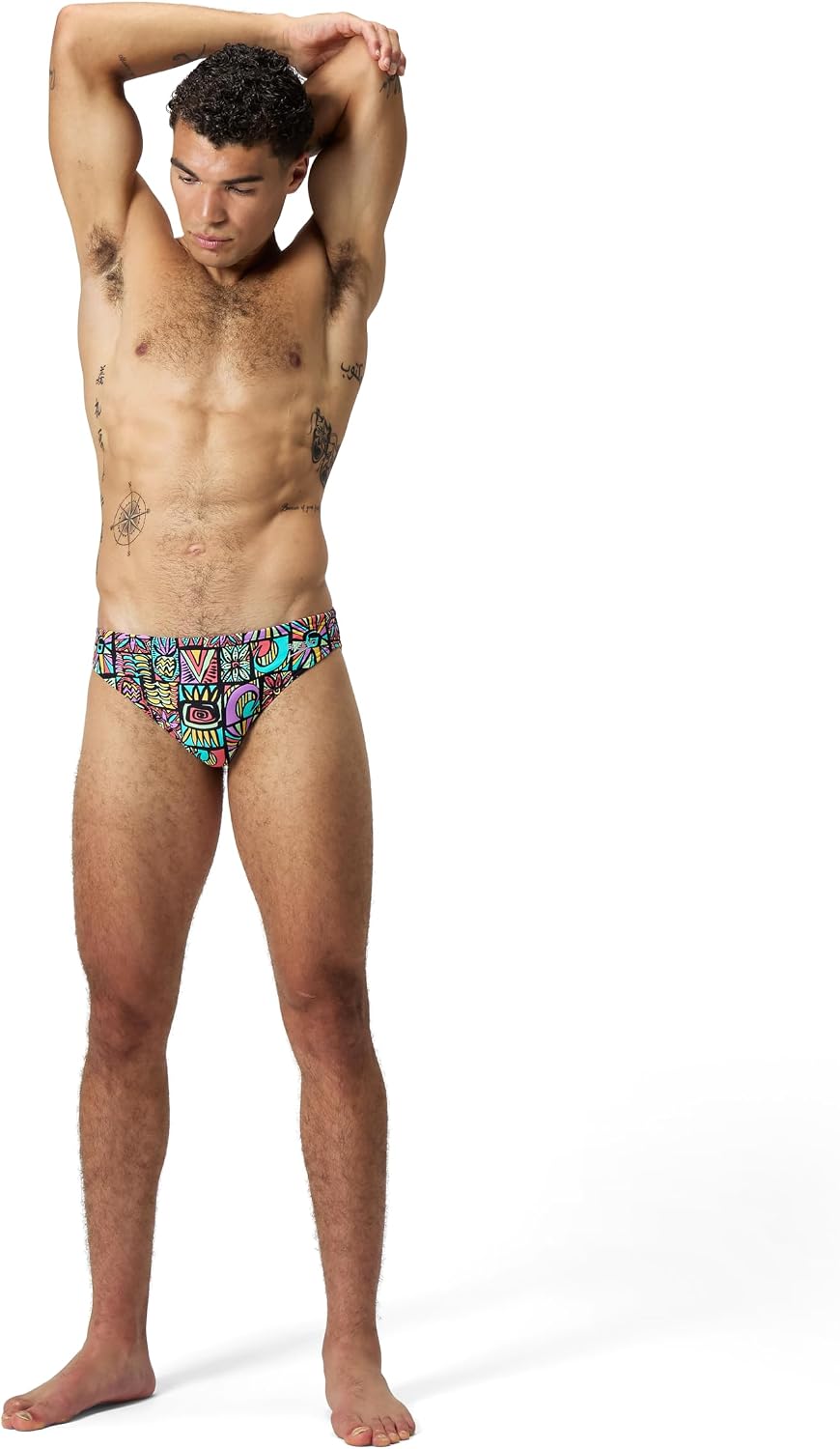 Speedo Mens Swimsuit Brief Eco Flex 2” Outseam Beachstar