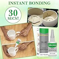 Vista 4 de Pegamento aceitoso de alta resistencia para soldadura, nuevo pegamento multifuncional Jue Fish 2025, potente gel universal de pegamento