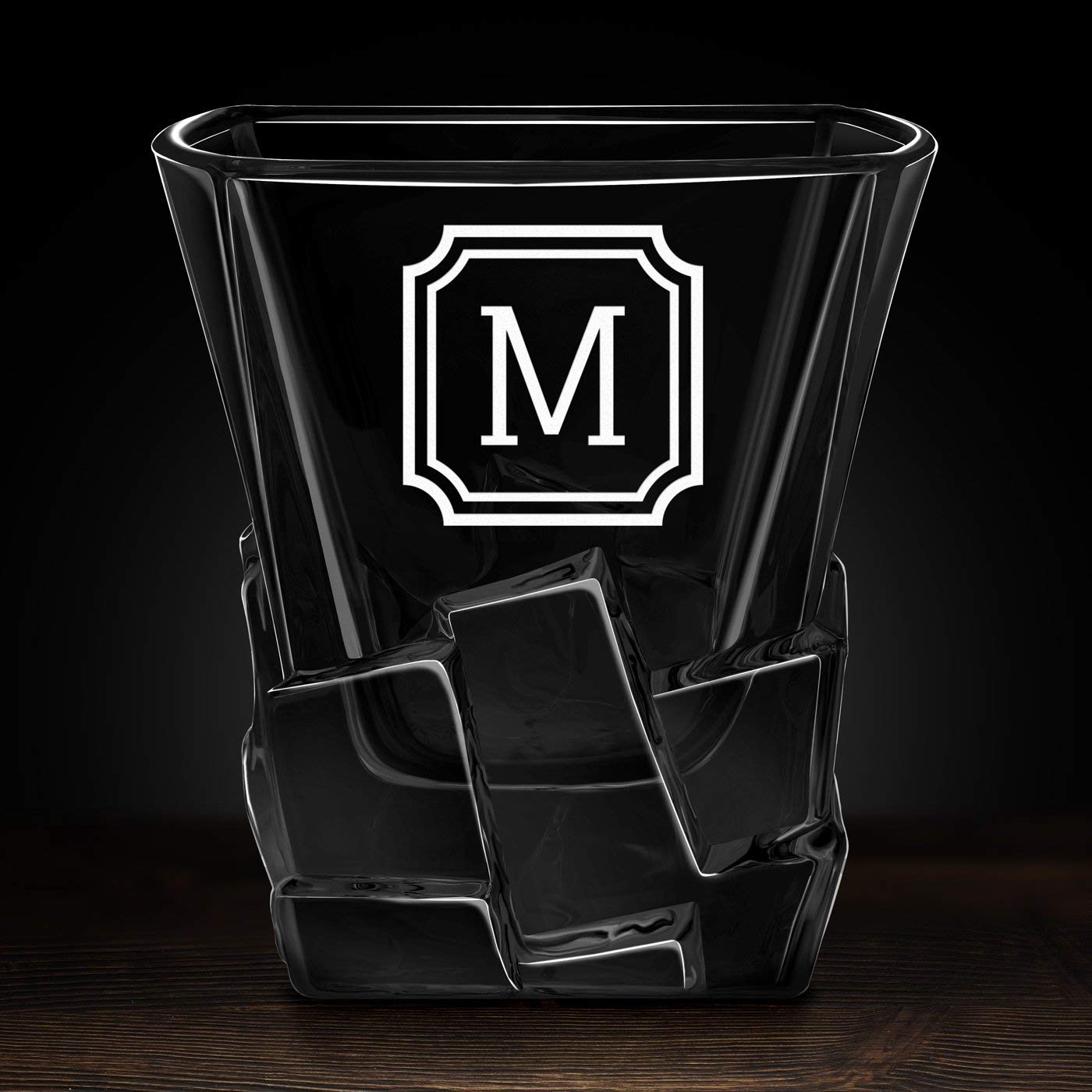 Maverton Set di Pietre da Whisky - in un cofanetto personalizzato - 8 cubetti di ghiaccio + 2 bicchieri - riutilizzabili - in granito - regalo compleanno uomo - nord