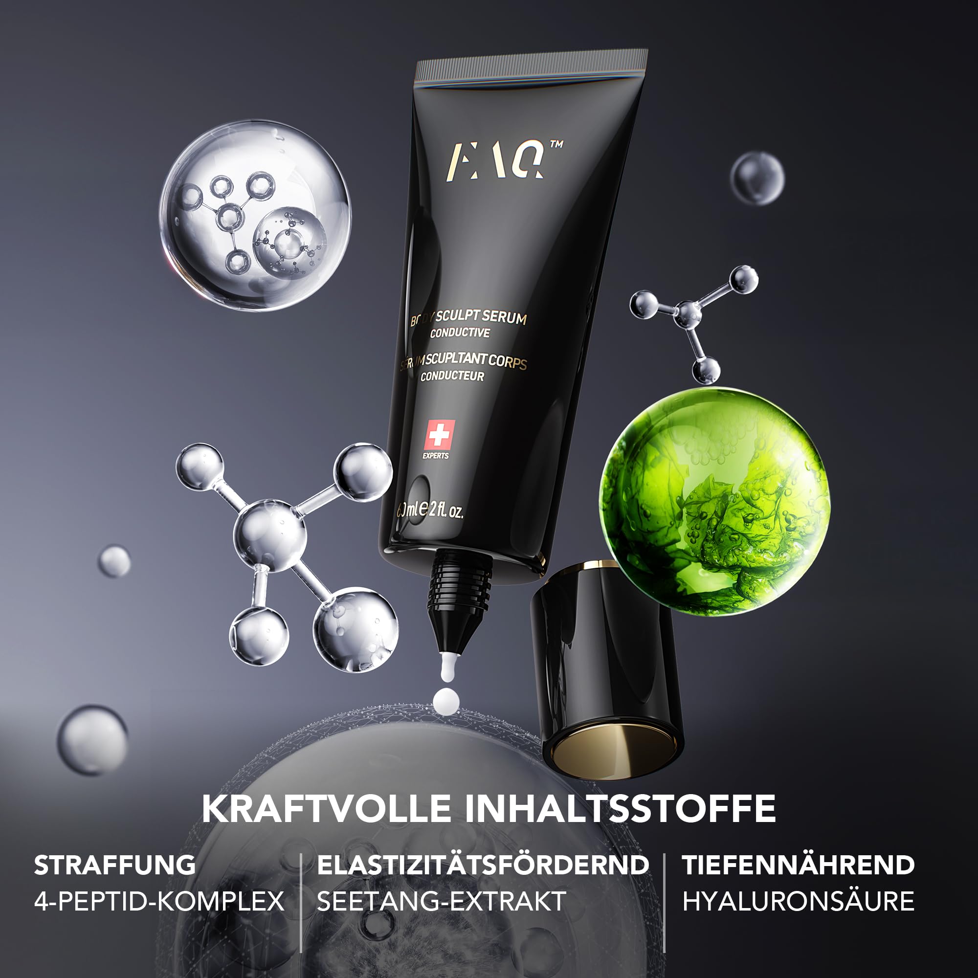 FAQ 411 Mikrostrom-Massagegerät + Body Sculpt Serum Set | Mikrostrom-Massagegerät, Körperserum, Hyaluronsäure, Lymphdrainage, LED, Cellulite, Straffung, Körperformung