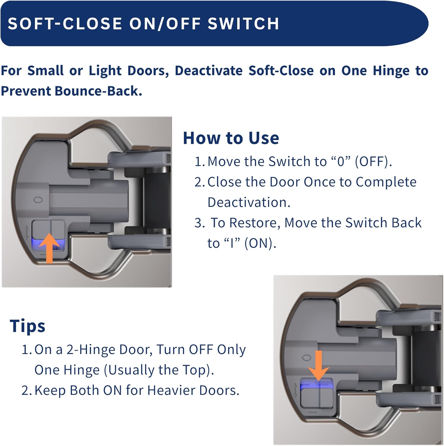 Burks Hinges 30 Pack 1 1/4'' Overlay Soft Close Hinges for Kitchen Cabinets - Stainless Steel, Anti-Rust, Self Closing Concealed Hinges, Installation Instruction and Screws Included