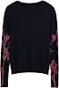 Desigual Womens Orchid Sleeve Sweater