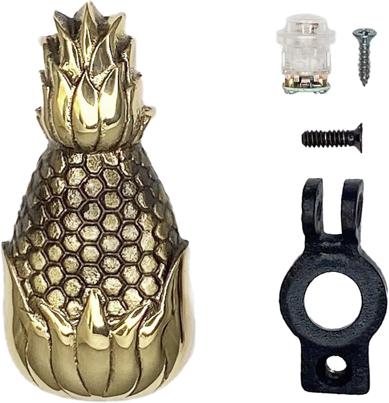 Michael Healy Hospitality Pineapple Doorbell Ringer - Brass