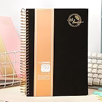 Vista 53 de Yoment Small Spiral Notebook,300 Pages Hardcover Spiral Notebooks,5.5”x 7.5”College Ruled Notebook,A5 Spiral Bound Journal,Hard Cover Notebooks for