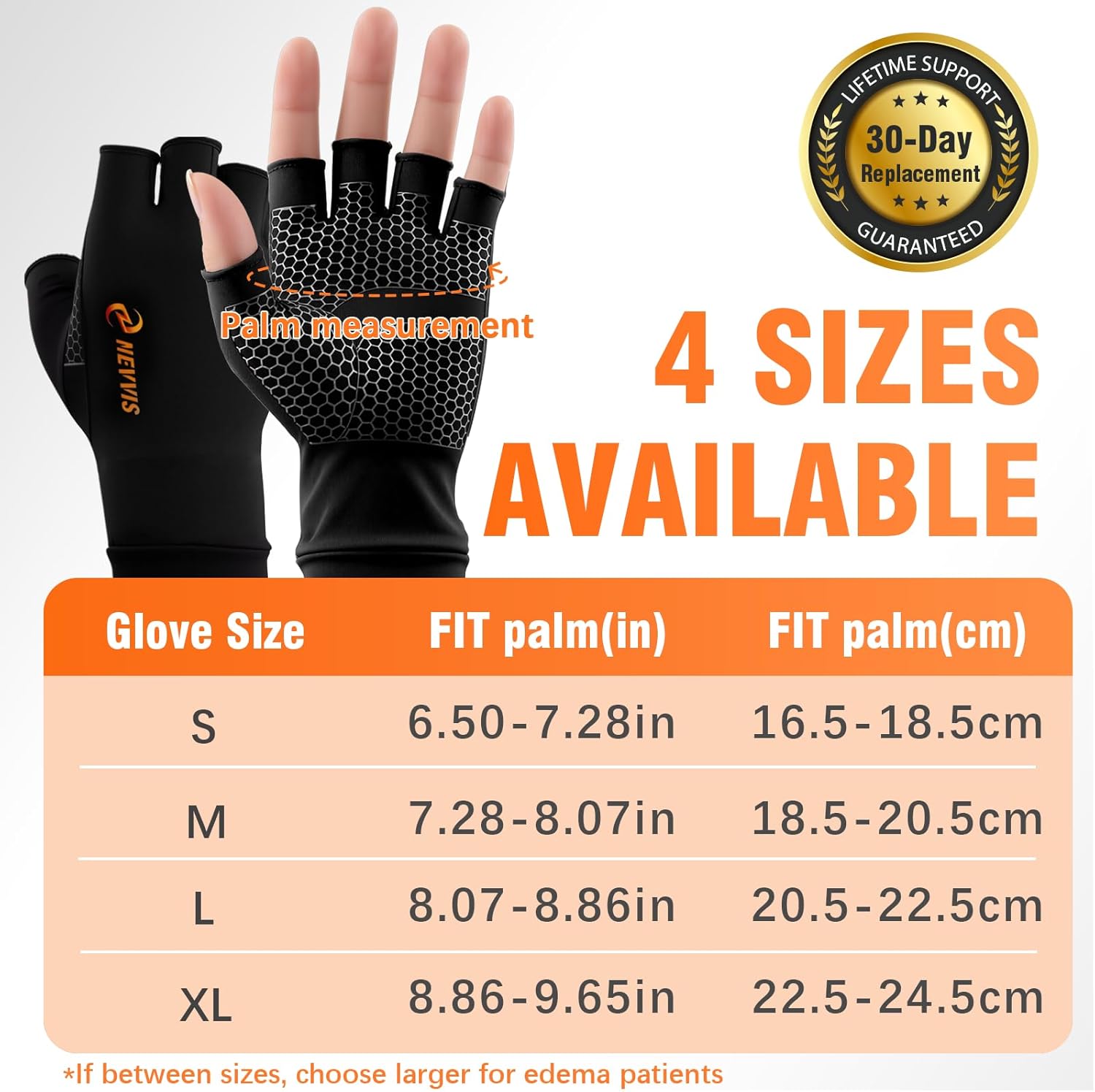 Compression Gloves Women Men, Arthritis Gloves for Women for Pain, Carpal Tunnel, Swelling Edema, Tendonitis...1 Pair - Image 6