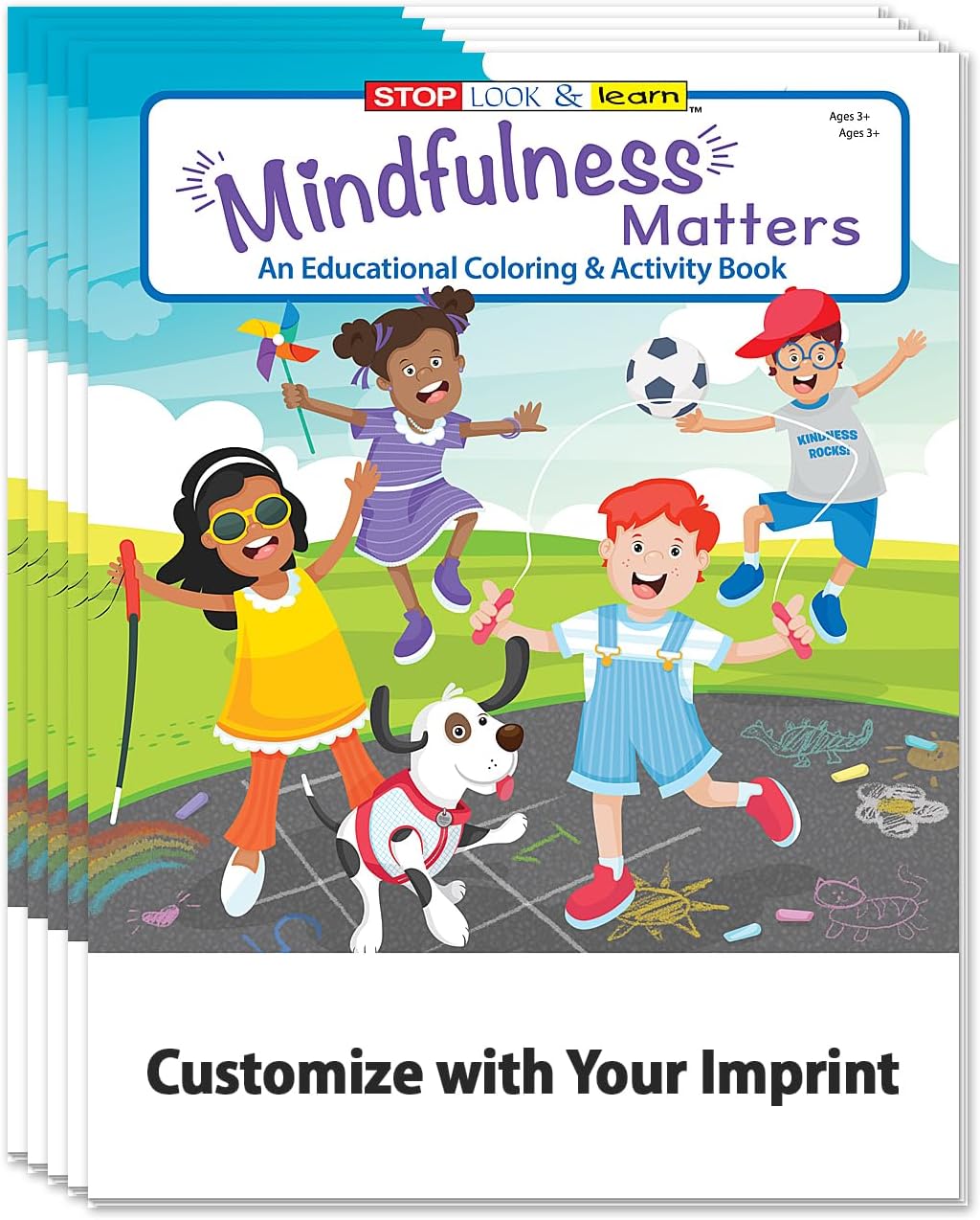 ZOCO – Mindfulness Matters – Coloring Books for Kids (50 Bulk Pack, with Crayons) – SEL Activities, Mental Health Tools, and Positive Affirmations