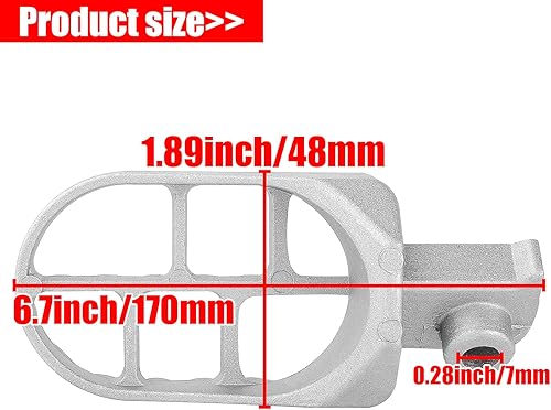 Miniatura 2 de Estriberas para reposapiés para XR50 XR50R XR70 XR70R XR80 XR80R XR100R CRF50 CRF50F CRF70 CRF70F CRF80 KLX110 2011-2016 Motocross 50cc 70cc 90cc