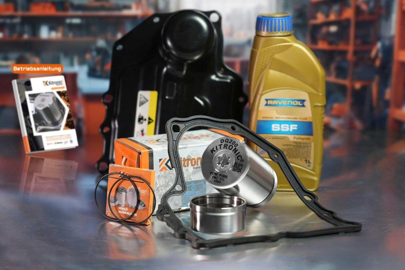 Kit de reparación de acumulador de presión KITRONIC DQ200 para DSG, transmisión mecatrónica de embrague seco de 7 velocidades 0AM