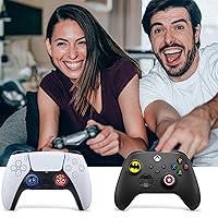 Vista 7 de 2Pcs Analog Thumb Grip Stick Cover, Dualsense Wireless Controllers Game Remote Joystick Cap, Fantastic Non-Slip Silicone Handle Protection Cover for