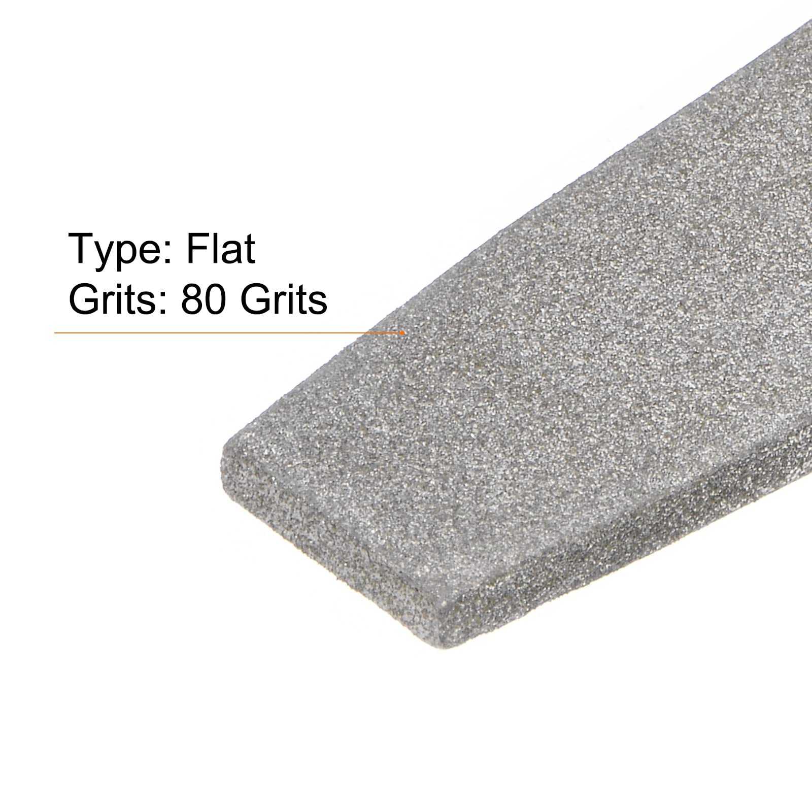 Sourcing Map Lima Diamantata 12 Pollici (300 Mm) – Mezza Tonda, Grana 80, Con Manico In Plastica – Per Metallo, Vetro, Pietra, Ceramica - 5