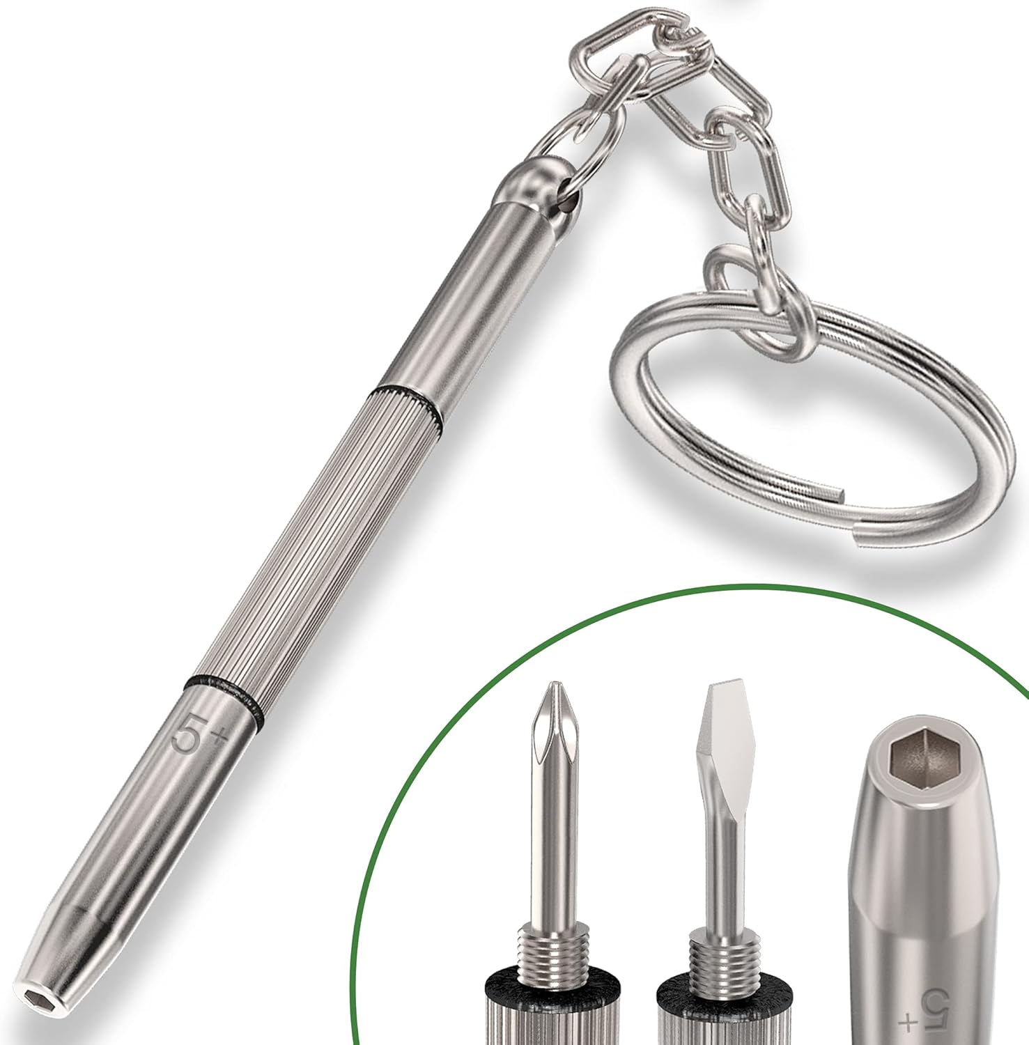 5Plus Multifunction Eyeglass Screwdriver Mini Hand Tool 3in1 Eyeglass