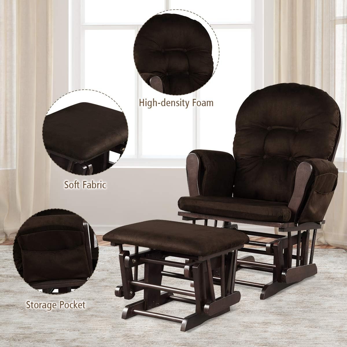 glider with ottoman canada