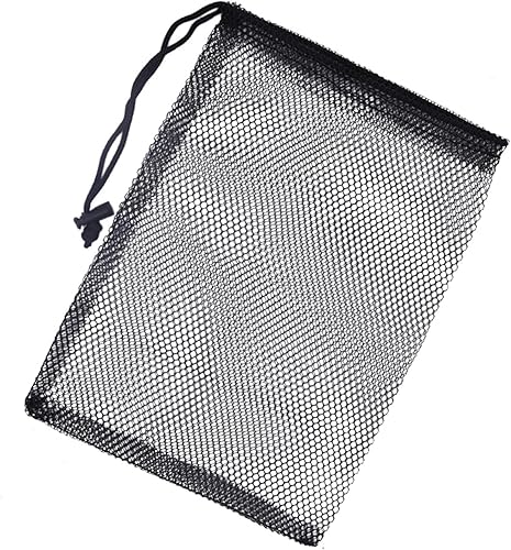 Miniatura 5 de Bolsa de malla de nailon resistente al desgarro Bolsa de malla con cordón Bolsa de malla de gran capacidad resistente multifuncional para