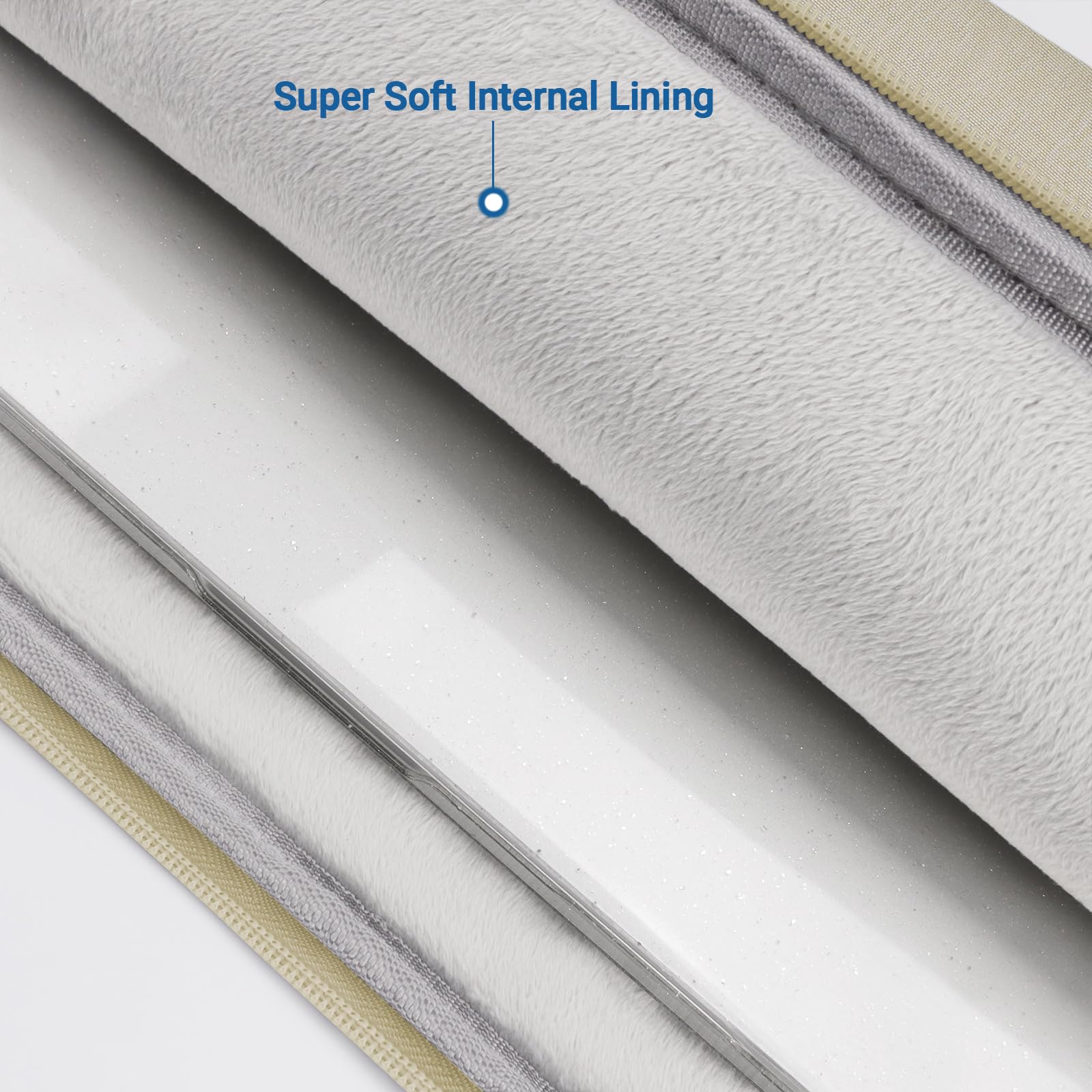 ZYB Custodia PC Portatil 14 Pollici,Custodia Laptop Notebook 14 Pollici per 2023-2025 MacBook Air 15 M4 M3 M2,14'' Lenovo ThinkPad IdeaPad Chromebook Acer DELL HP,15'' Mac Pro Surface Laptop-Beige