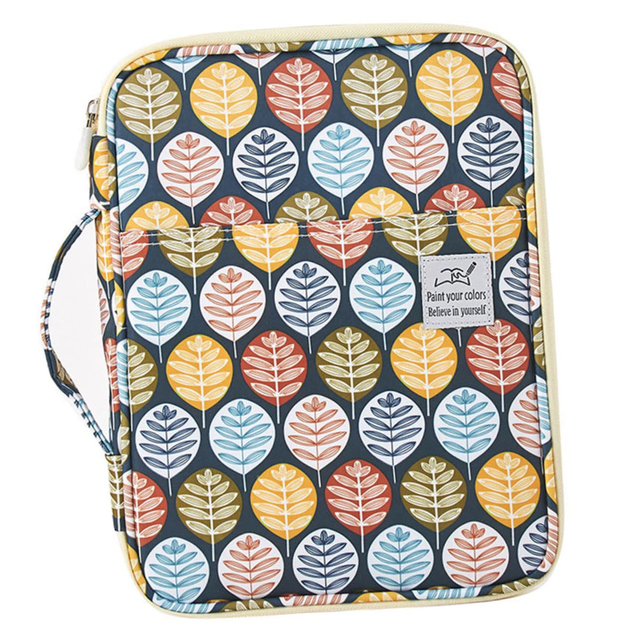 Astuccio Portapenne da Disegno ad Alta Capacità Zip | Oxford Cloth, Grande Capacità per Cancelleria, Stile Bello e Fashion per Uso Quotidiano Colore Casuale