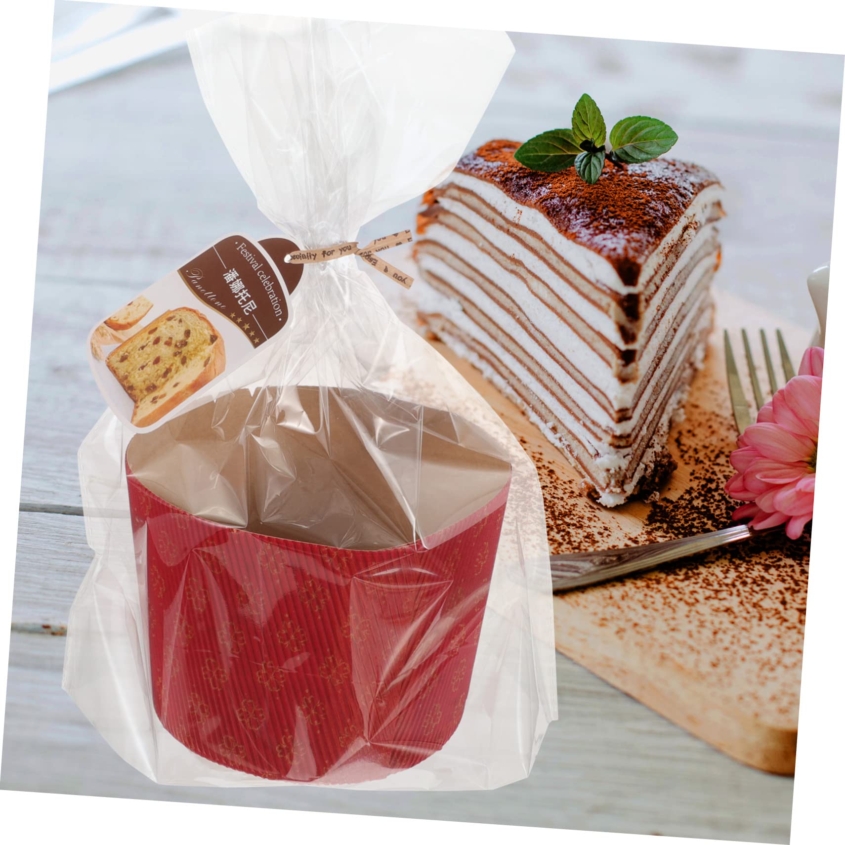 PRETYZOOM 2juegos Para Hornear Envoltorios Resistentes Altas Para Muffins y Postres Para Bodas y Temáticas