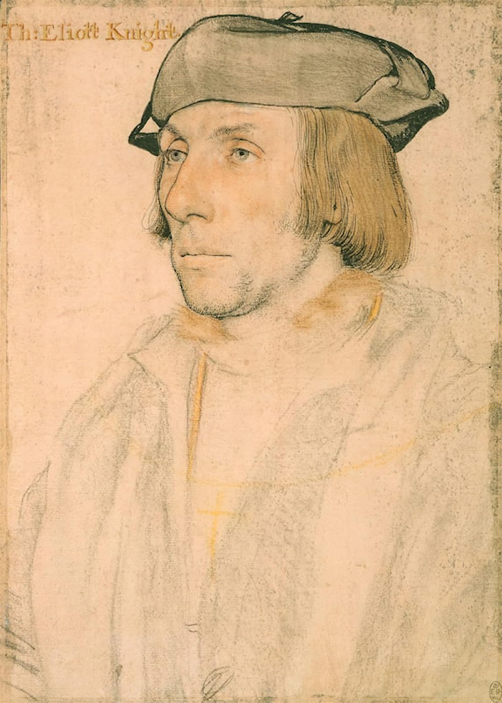 ARTXLXXBN Famous Painting Art Wall Decor Abstract Art Picture Portrait of Sir Elyot. Hans Holbein Animal Pictures for Home Decor 60x90cm