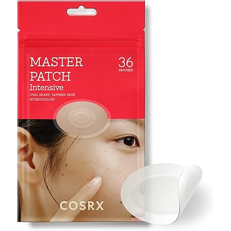 COSRX Master Patch Intensive 36 Patches | Oval-Shaped Hydrocolloid Pimple Patch with Tea Tree Oil | Quick & Easy Blemish, Zit, Spot Treatment | Salicylic Acid & Tea Tree Oil | Korean Skincare
