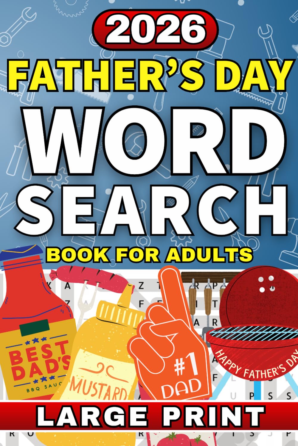 Father's Day Word Search Puzzle Book: Large Print Word Find Puzzles for Dad | A Fun and Thoughtful Gift for Fathers