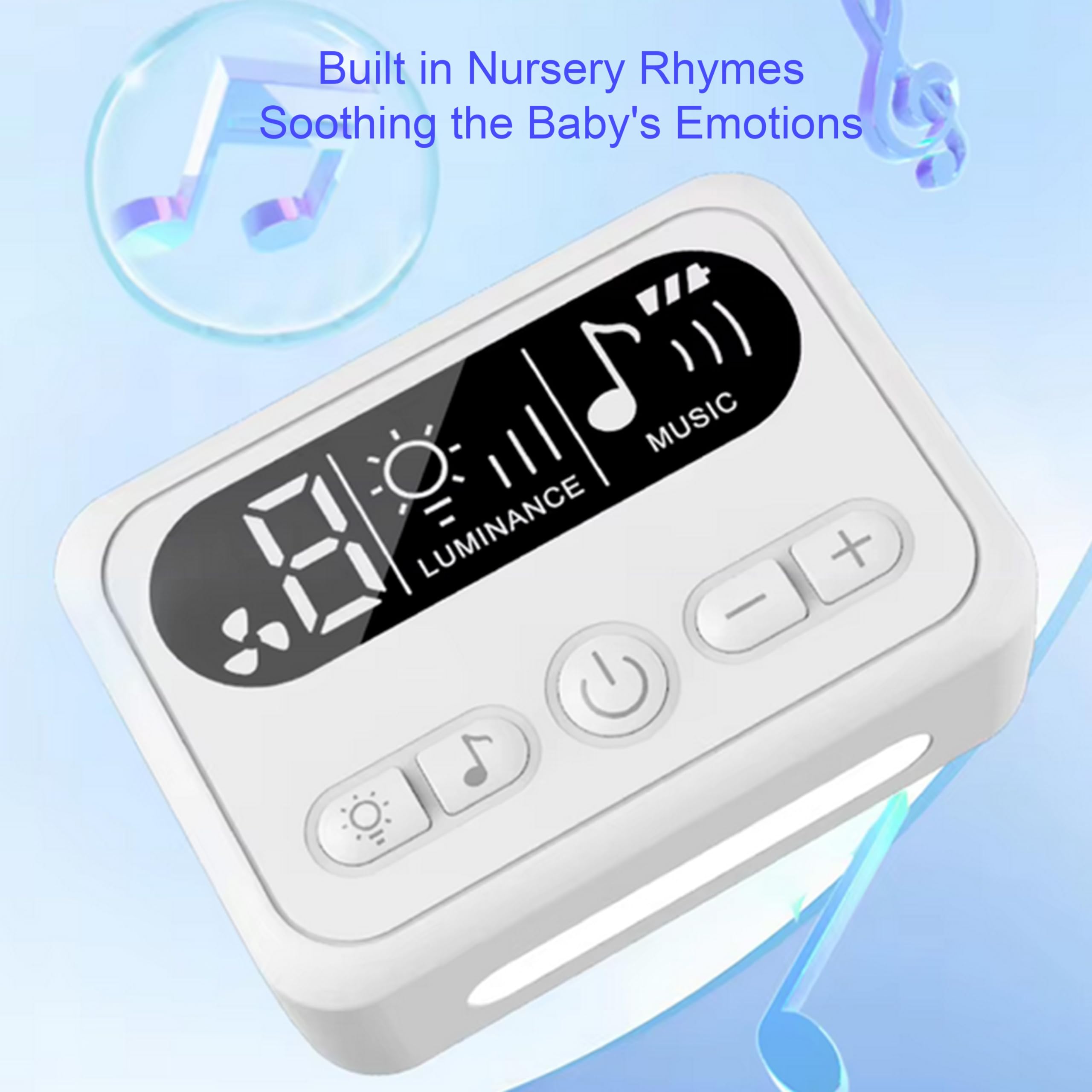 Elizia ETSA608 - Aspirador nasal eléctrico para bebé, 9 niveles de succión y 3 cabezas, lechones de nariz para niños pequeños y recién nacidos, con luz calmante y canciones de cuna, succión fuerte