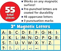 Vista 2 de Teacher Created Resources Marquee Bold Block Letras magnéticas de 3