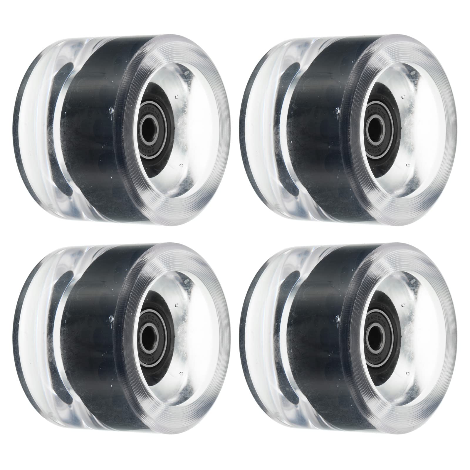 Zerone Roue de longboard 1 pcs PU 70mm DIY Rouge Roue De Skateboard