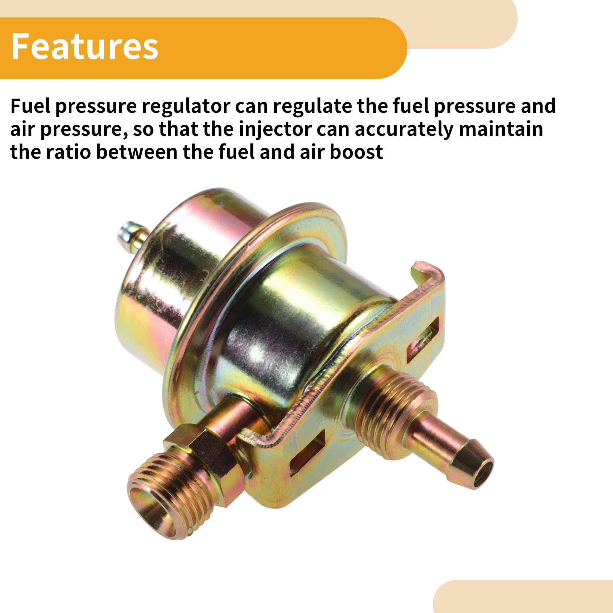Regulador De Presión De Combustible Regulador De Inyección De Combustible para Automóvil Número 0280160256 para Volvo S90 1998 Metal 20-70 PSI Resistente A La Corrosión 1 Pieza