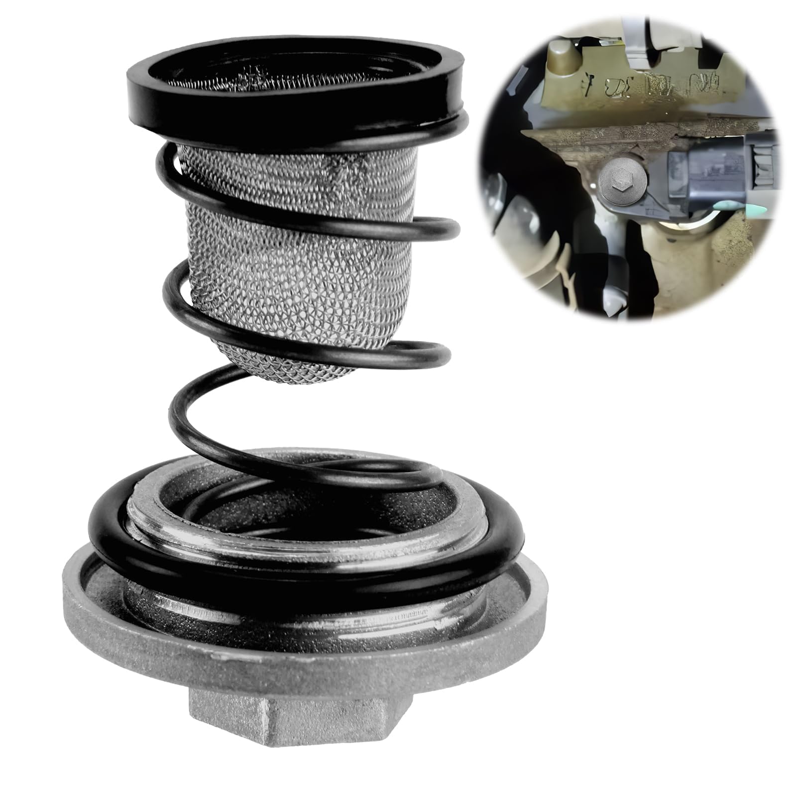 Kit Vidange Moteur Scooter GY6 50-150cc - Bouchon, Joint, Filtre Et Ressort Pour Baotian/Taotao