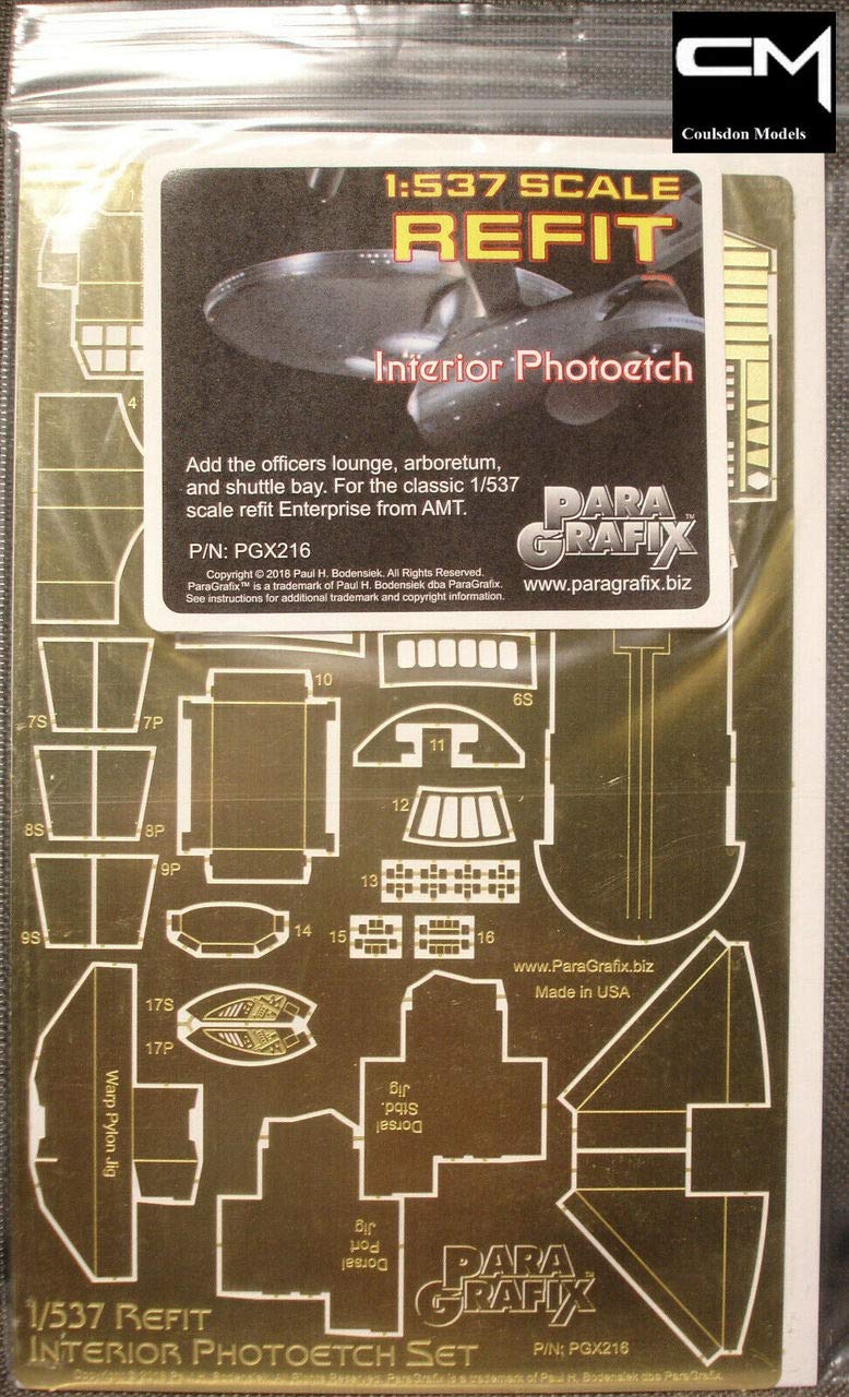 Paragrafix Refit PGX216 - Set di fotoincisioni per interni