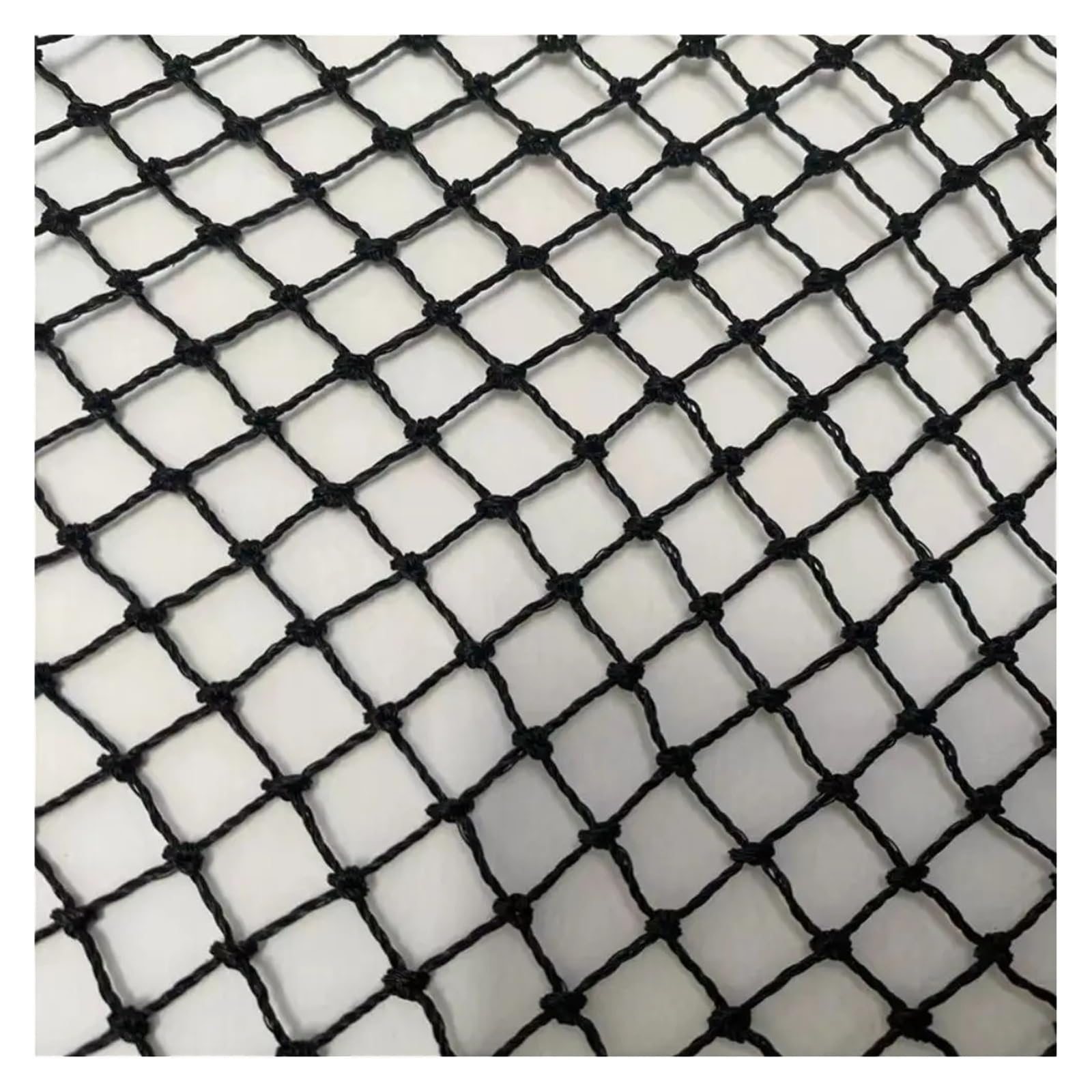 anti bird netting Heavy Black Nylon Netting Fruit Trees Bird Fishing Net Garden Fence Balcony Stairs Anti-Fall for Pond Fruit Protection(Black 2Mx15M,12strands Grid2x2CM)