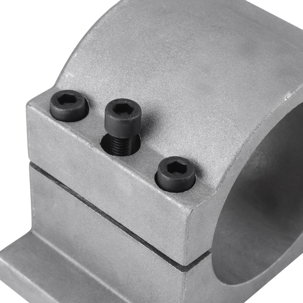CNC, support de broche de fraisage, 80 mm de diamètre, pince de fixation en aluminium avec vis (80 mm)