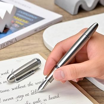 ●Nuwine Amazon.com : Asvine J16 Solid Titanium Fountain Pen Broad