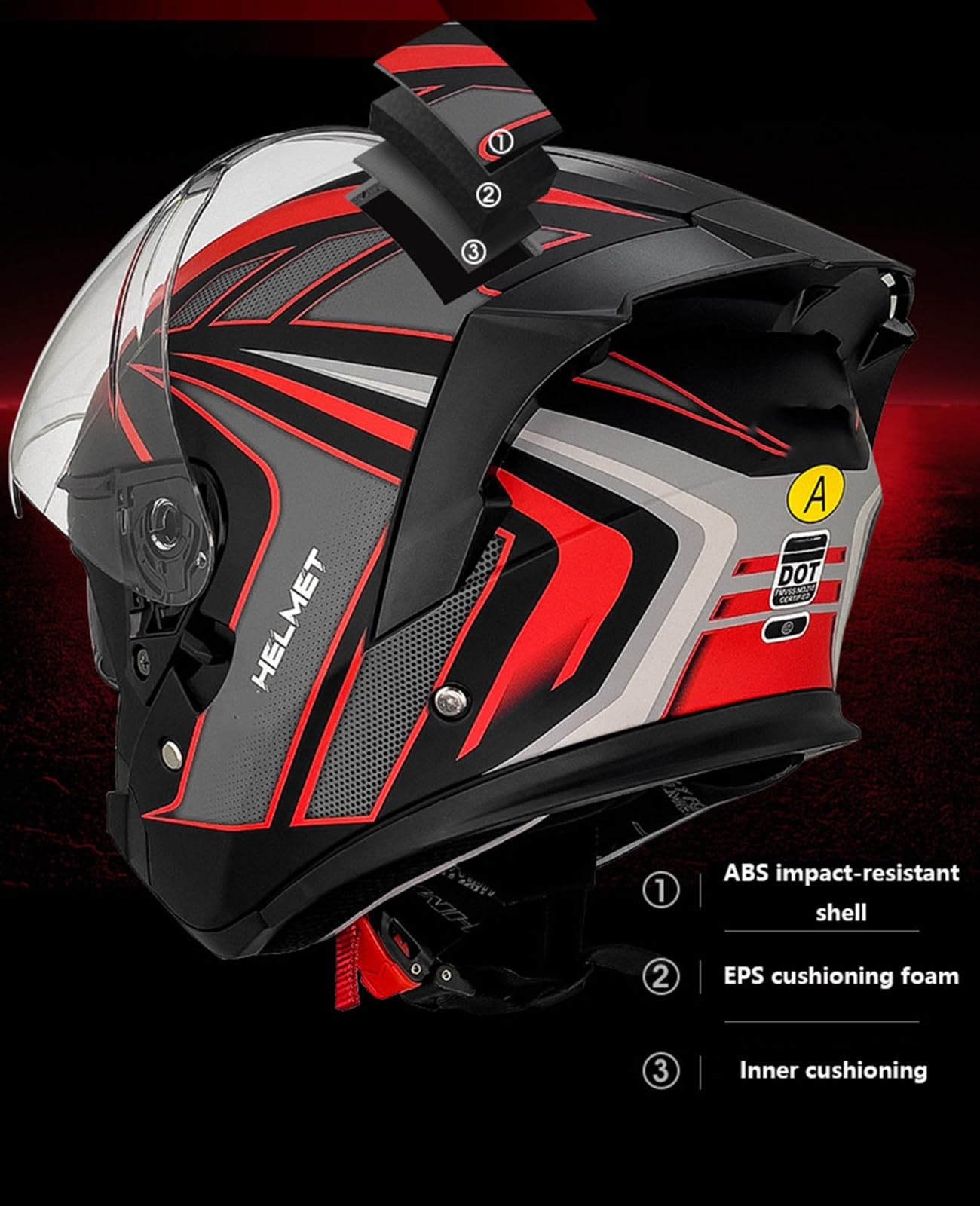 Casco Jet Moto Caschi Motorino Vintage, Scooter Moto Casco, Caschi Cromwell Moto Omologato DOT/ECE Casco Per Adulti Per Moto Chopper Scooter Motorino Per Adulti Uomini Donne