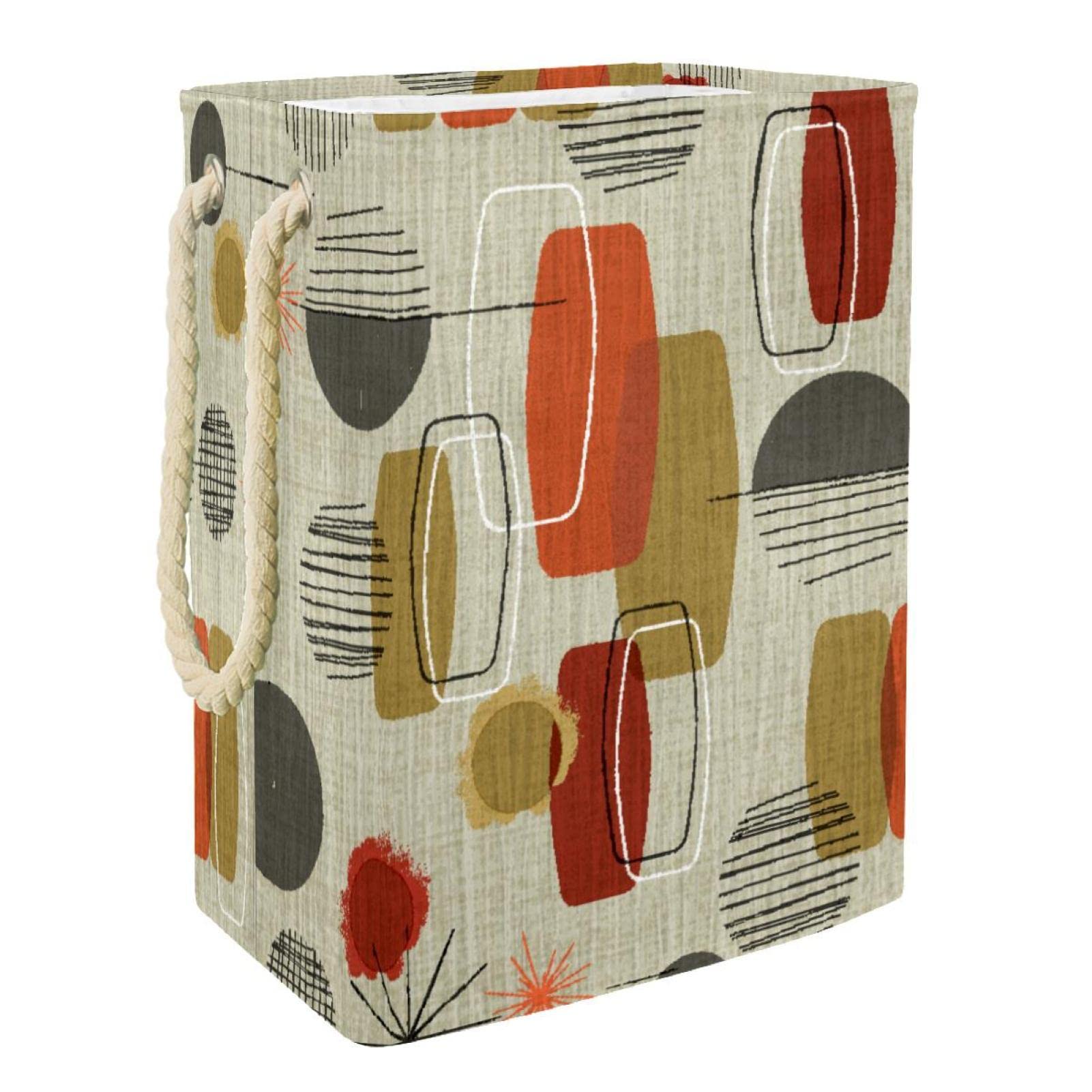 Panier de rangement pour vêtements sales de chambre ou dortoir avec poignée solide