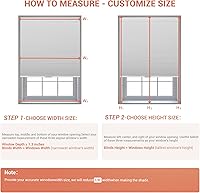 Vista 7 de No Drill No Tools Blackout Cellular Shades Cordless Easy Install Honeycomb Blinds Thermal Insulated Noise Reduction Blinds for Indoor