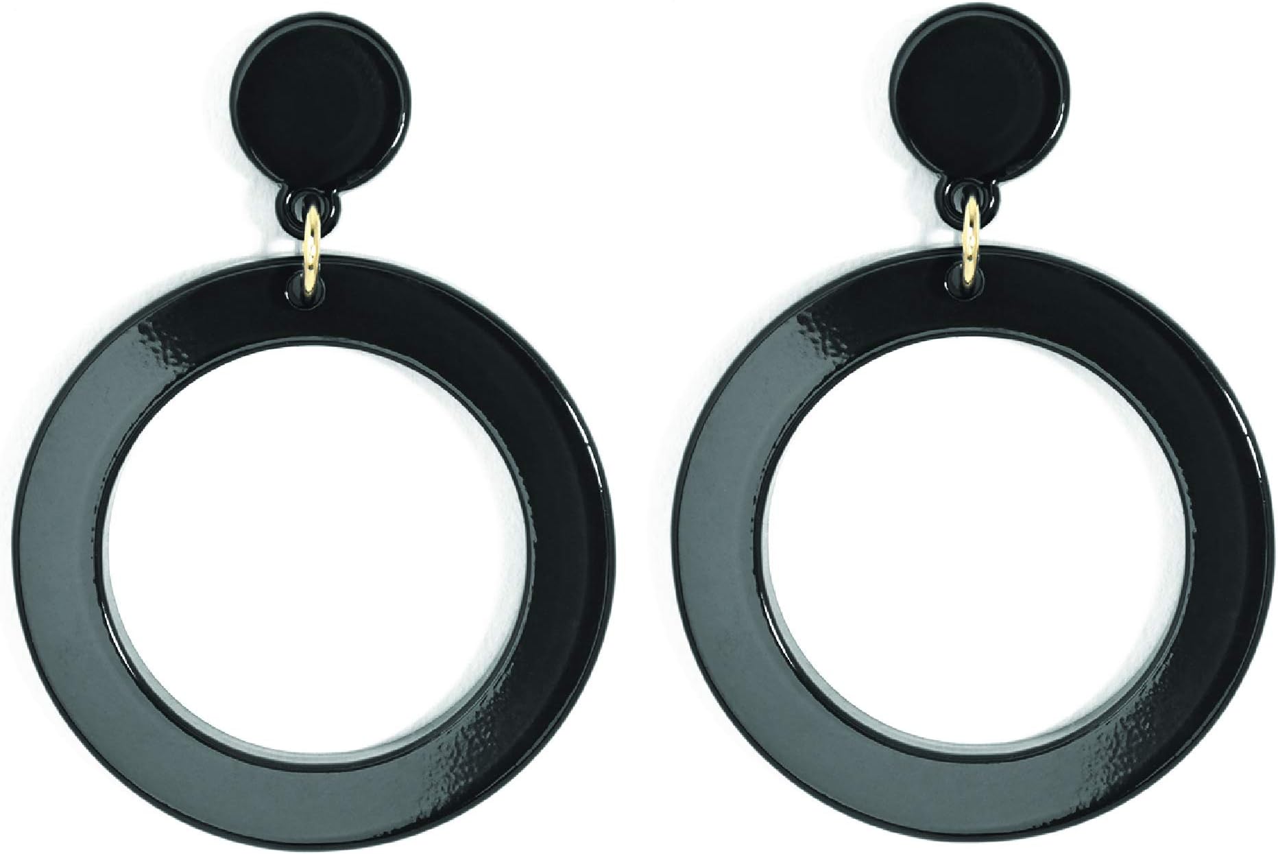 ZENZIIAcrylic Resin Colorful Mod Drop and Dangle Earrings Hoop for Women