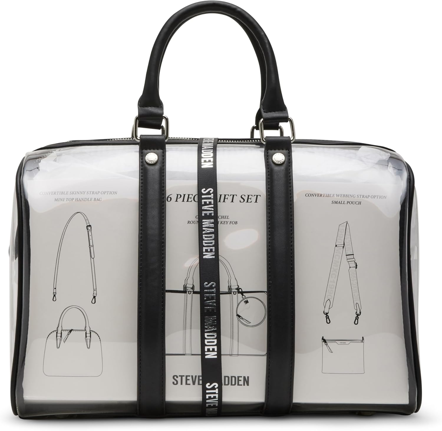 Steve Madden WARREN Clear Satchel Gift Set - Image 3