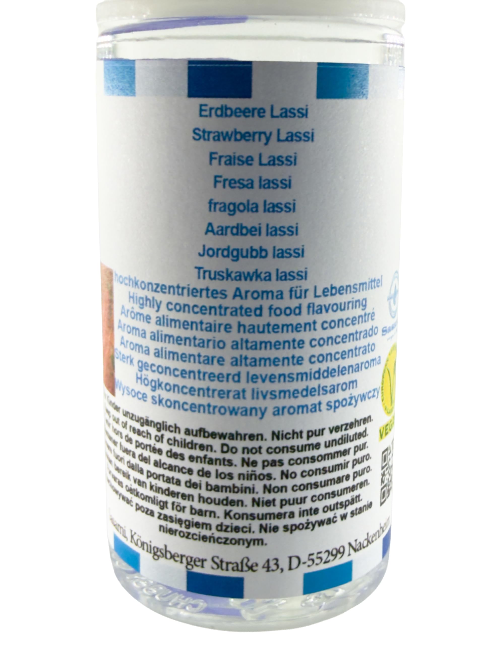 Fresa lassi aroma concentrado - Vegano - Sasami - 100ml