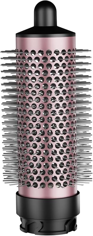 Round Volumizing Brush Attachment for Shark FlexStyle | Normal Oval Round Brush Attachments Styling for Straight, Wavy, Curly, and Coily Hair, Black