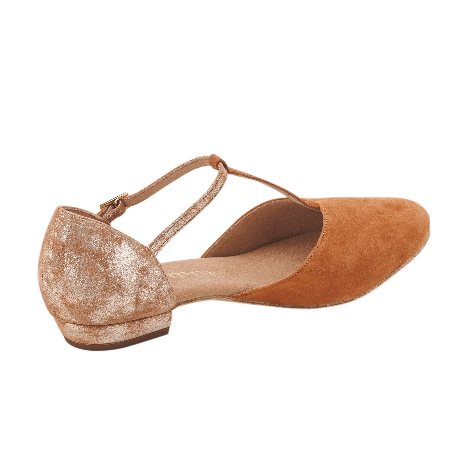 Rummos Damen Tanzschuhe Carol - Leder Navy/Indico Blue - Medium (Normal) - 2 cm Blockabsatz - Made in Portugal