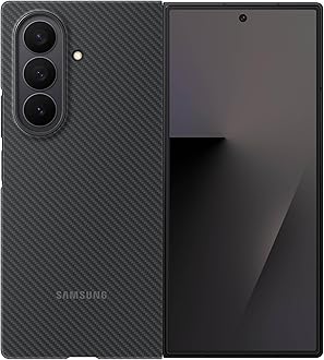 Galaxy Z Fold7 Official Carbon Shield Phone Case, Sleek, Tough, Durable, Ultraslim, Screen Protector, US Version, Black